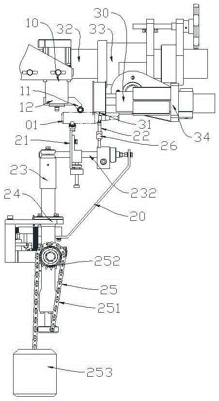 Bottle making machine and bottle body scoring device and scoring method