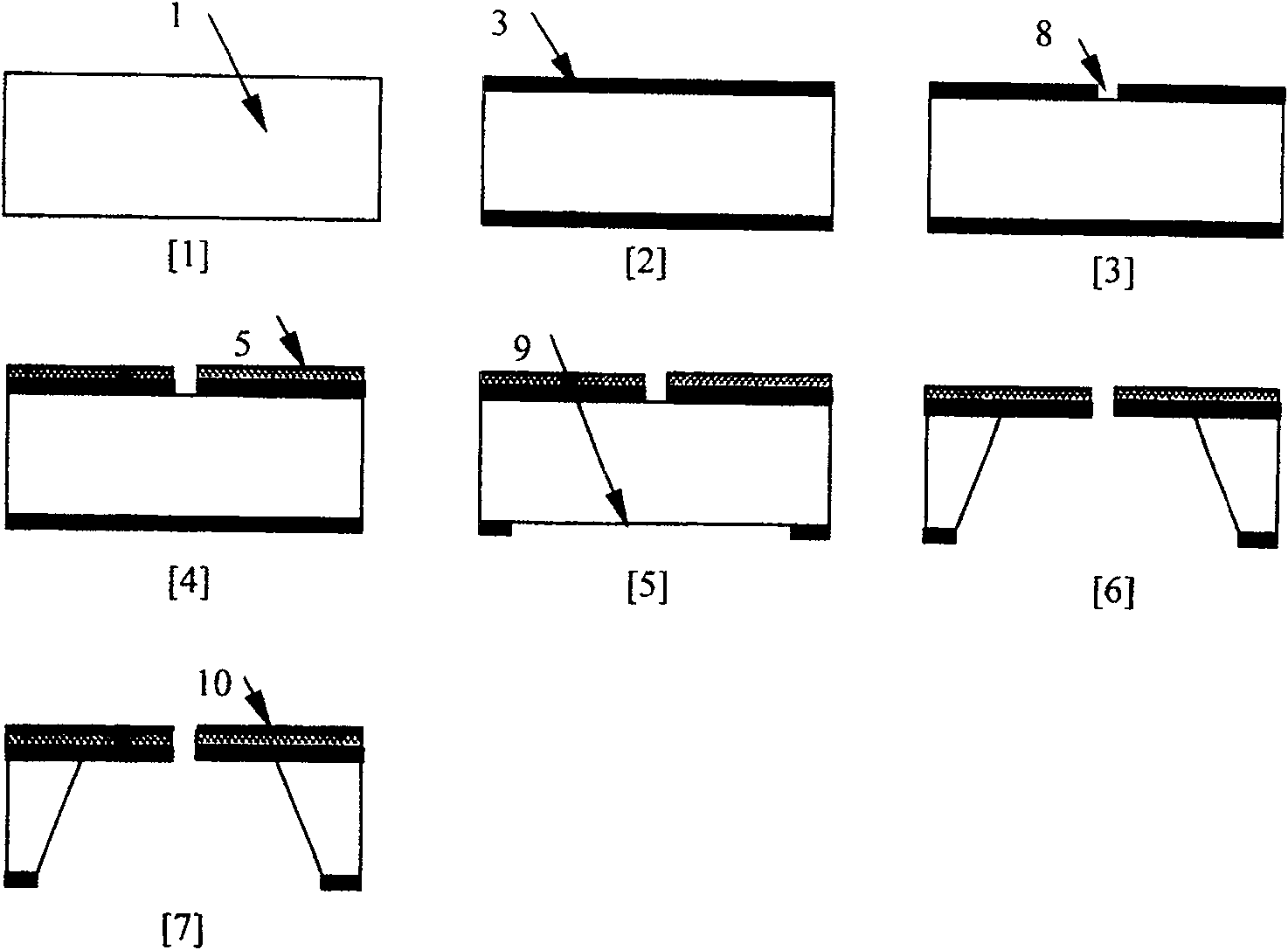 Micro-socle girder resonator with low temperature cross sensitivity