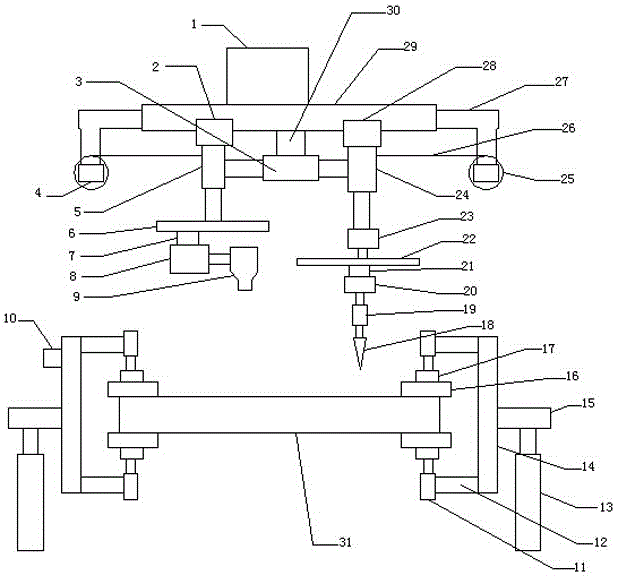 Shipbuilding steel plate cutting device