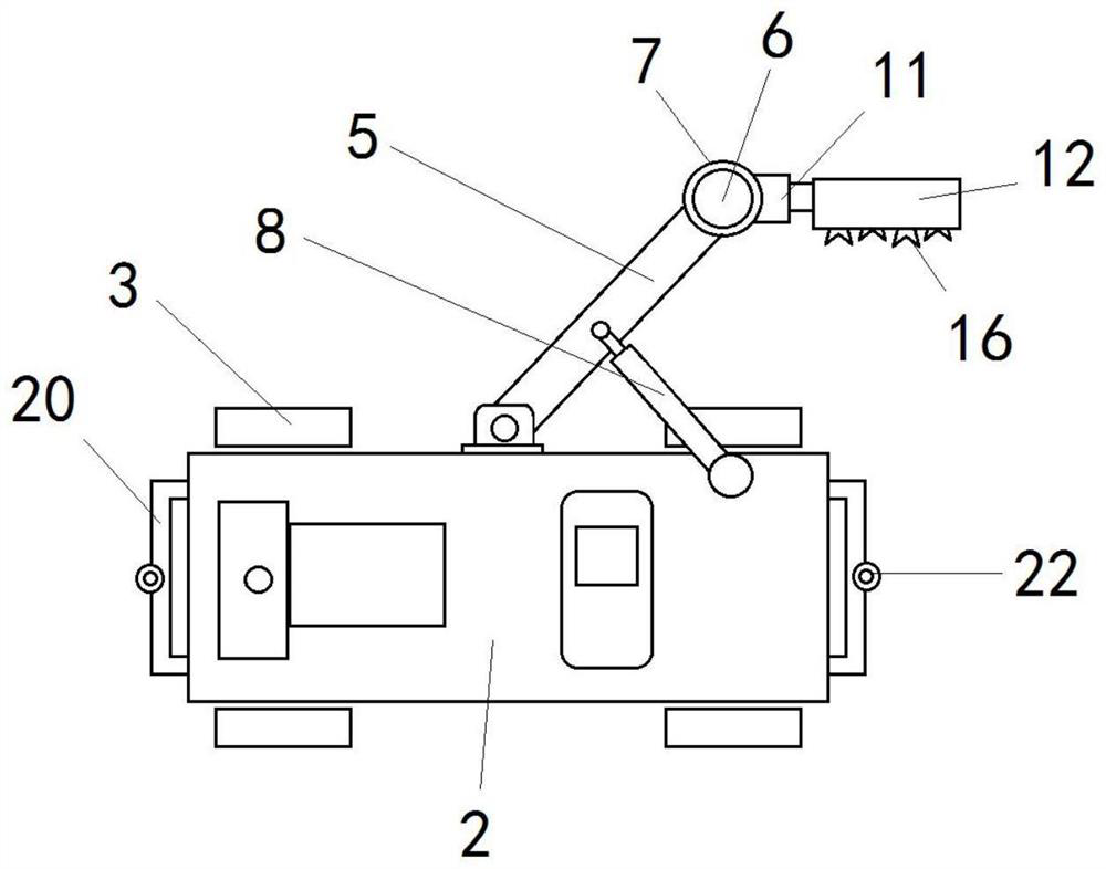 Dabbling system for capping beam construction