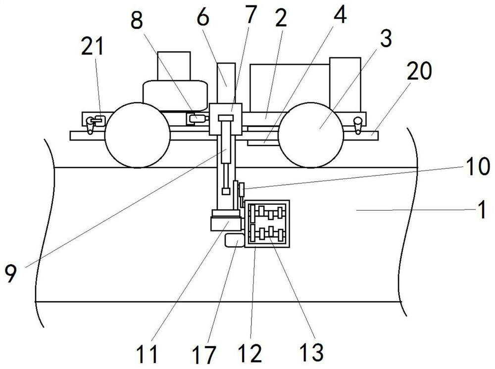 Dabbling system for capping beam construction