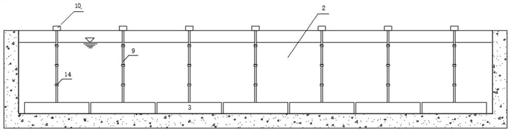 A water storage tank and control system for improving water saving rate of ship lock