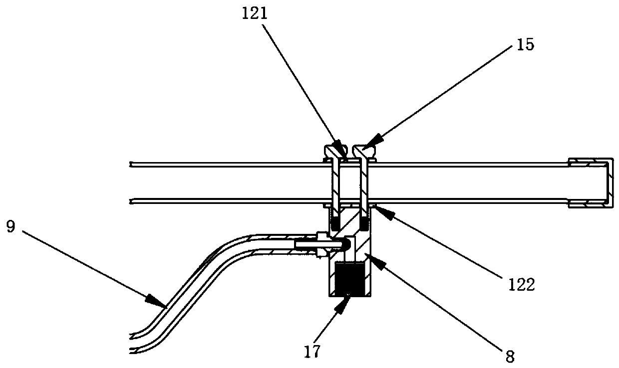 Electrical equipment live purging and cleaning device and operation method