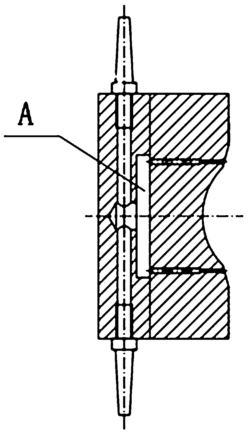 Water absorbing plate of pressing mold