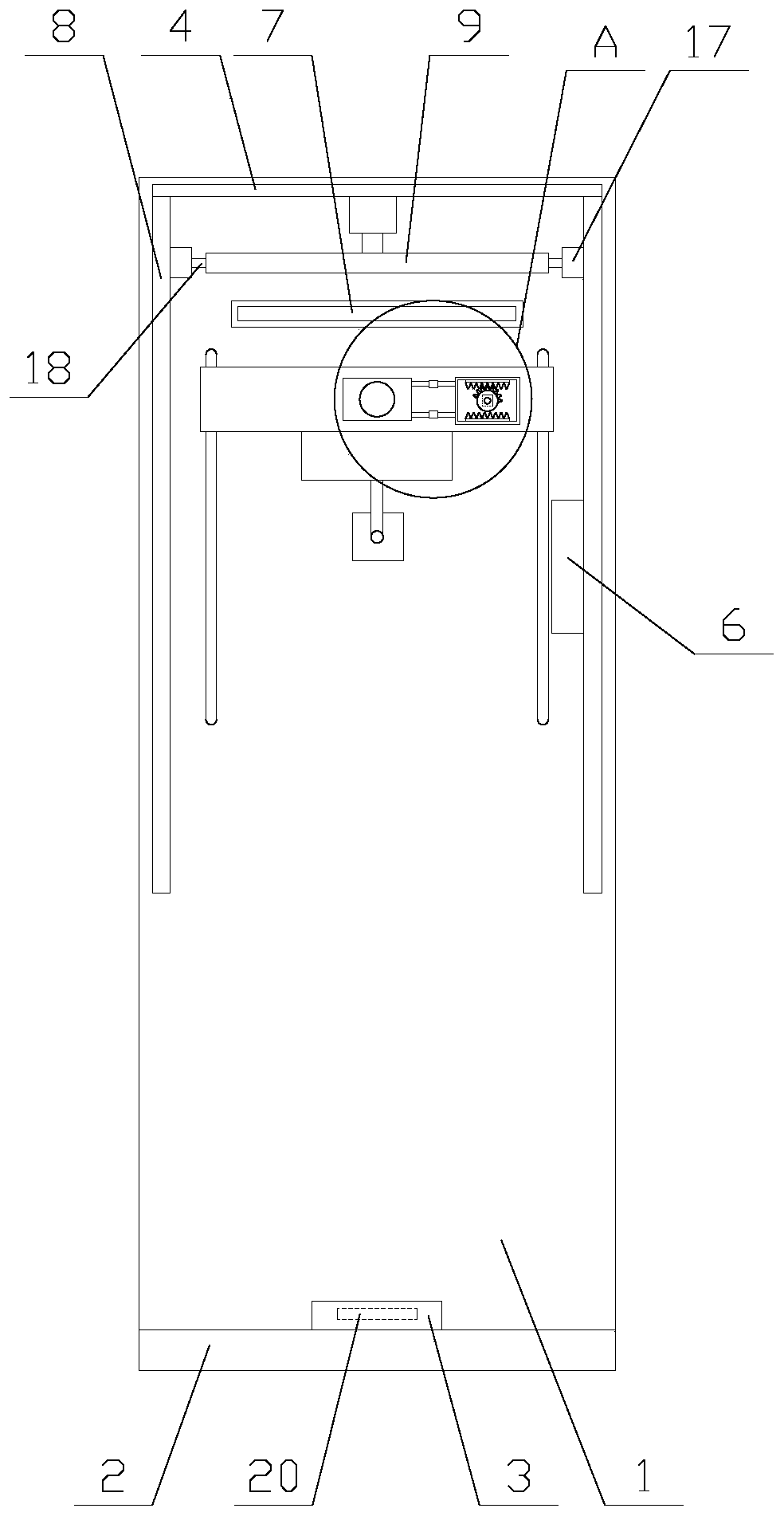 Payment equipment with high identification precision based on block chain technology