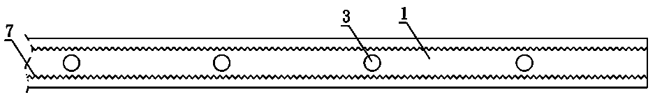 High-strength aluminum alloy pre-burie channel and molding process thereof