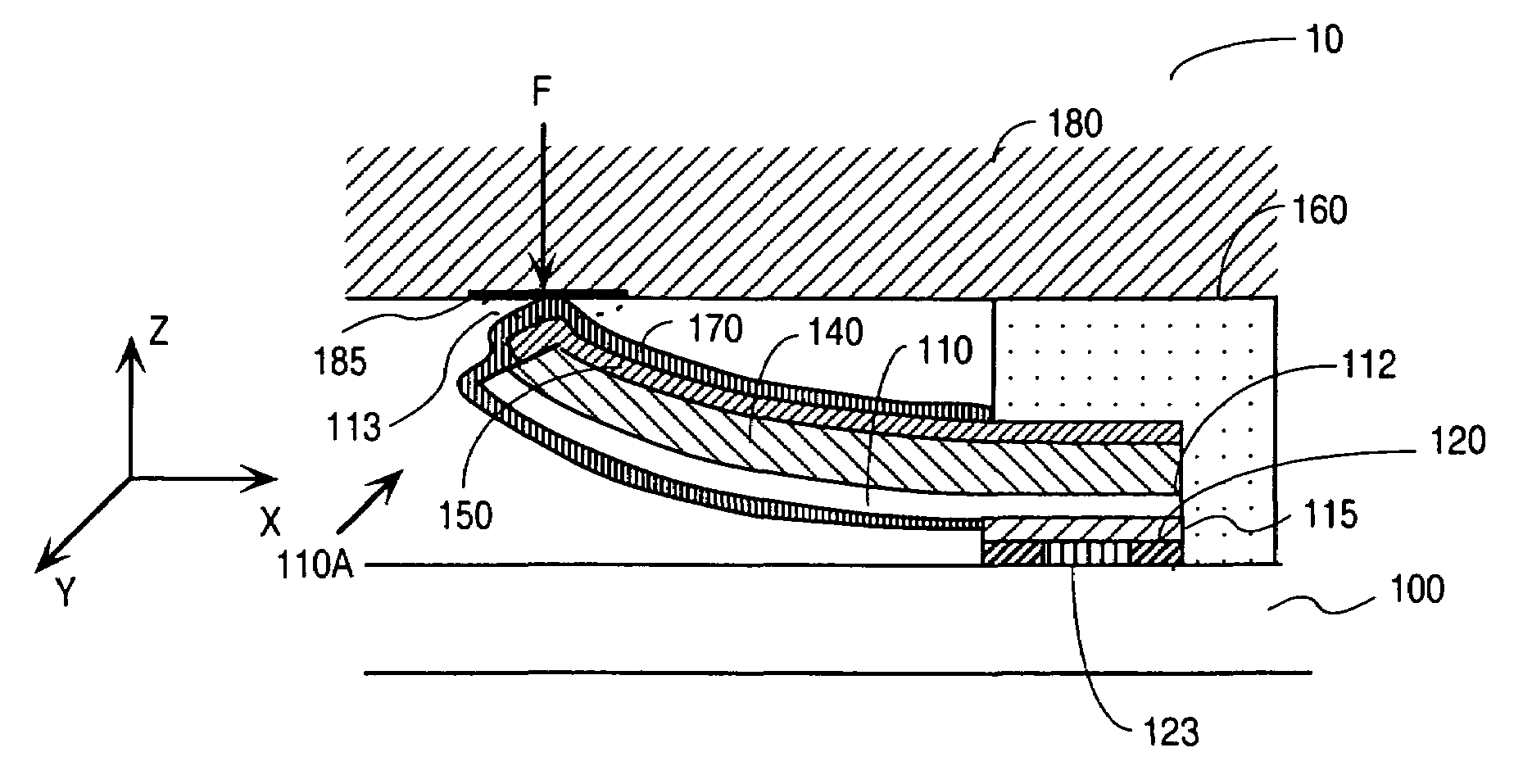 Interconnect for microelectronic structures with enhanced spring characteristics