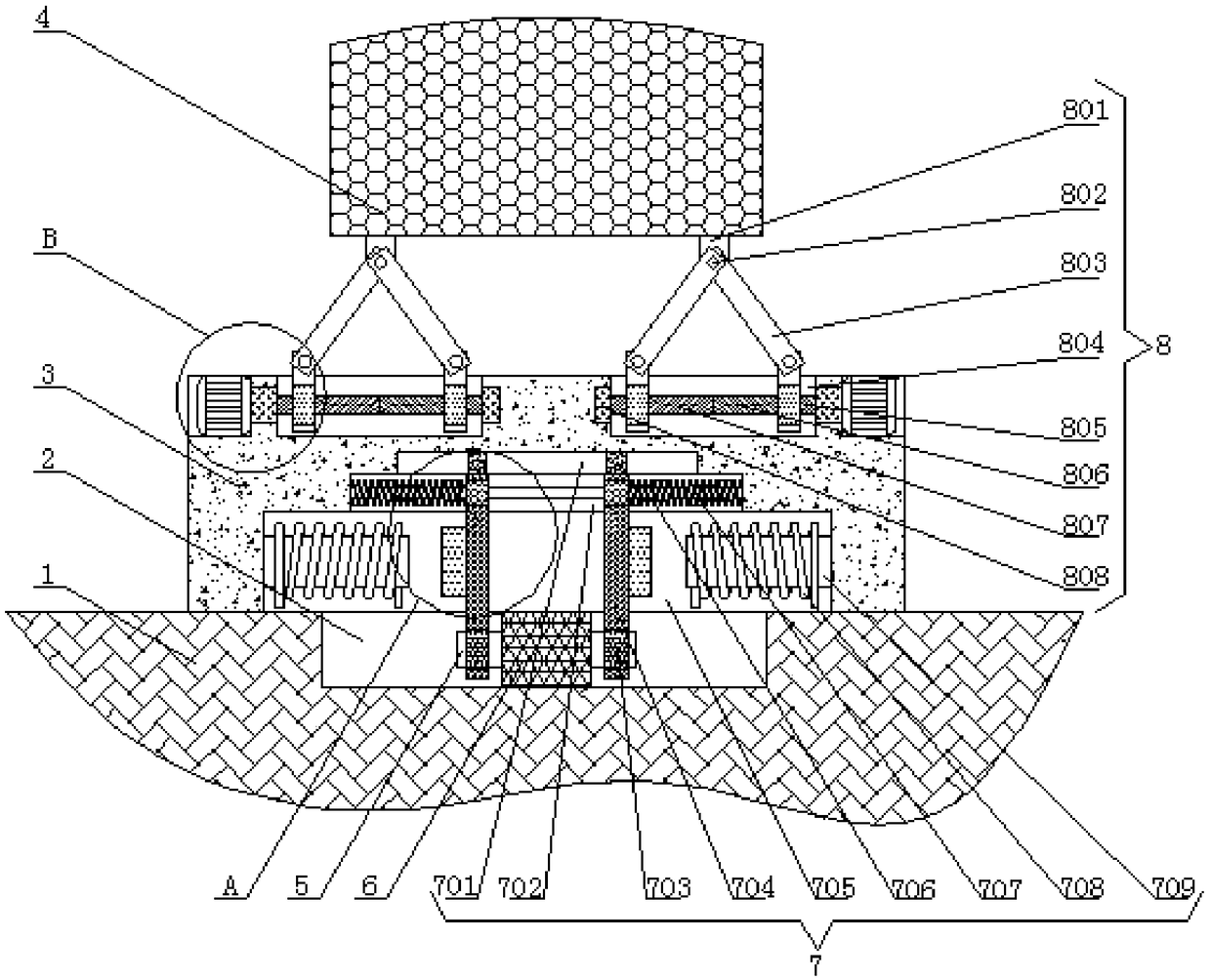 Subway LTE combined antenna convenient to use