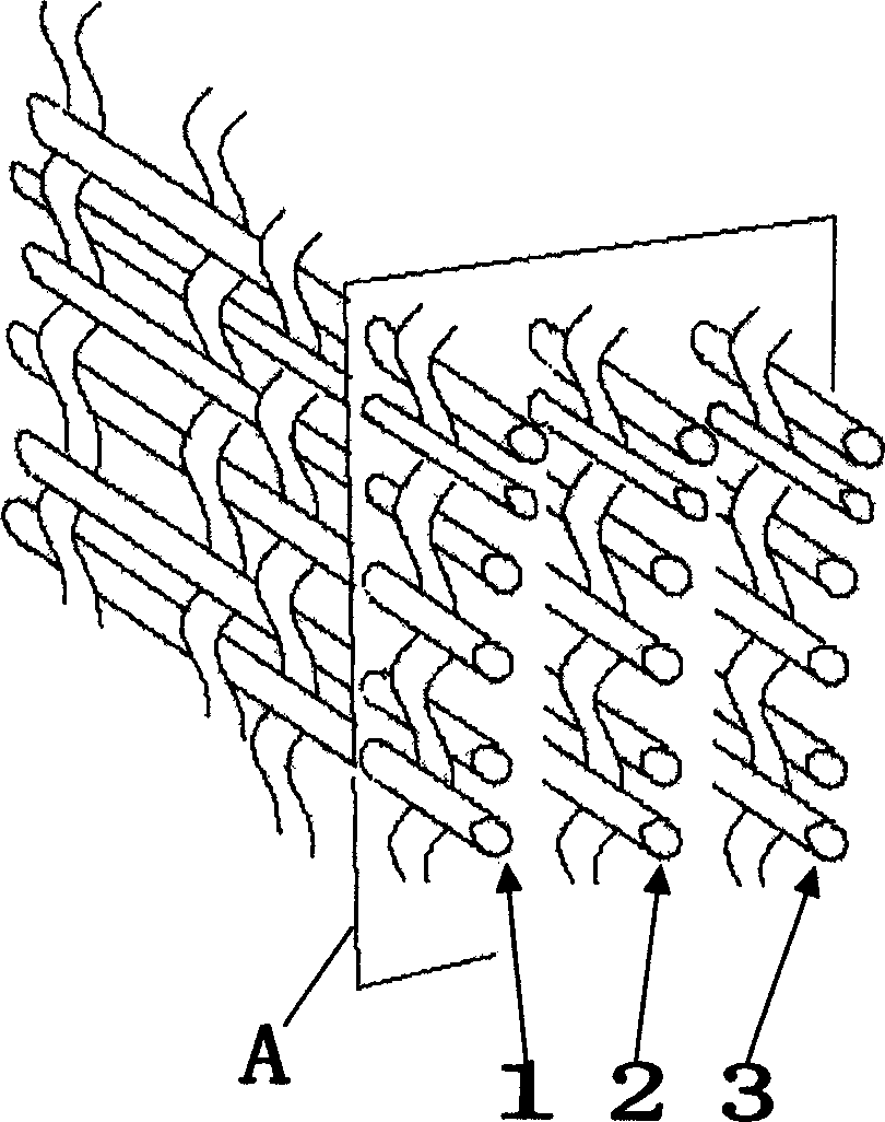 Forming method of weaving fabric with pile on both sides of single sheet