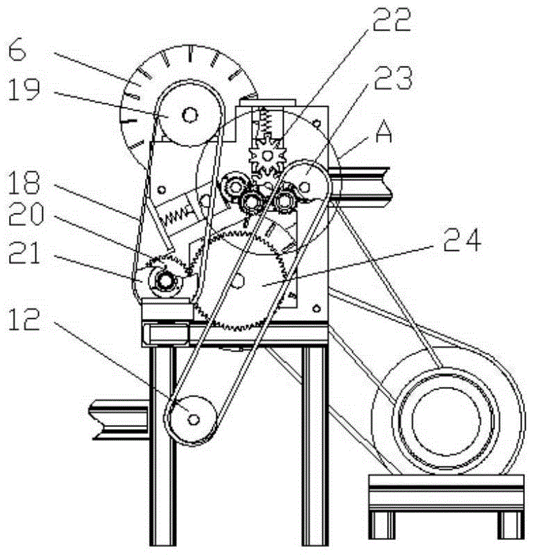 A ramie hulling machine