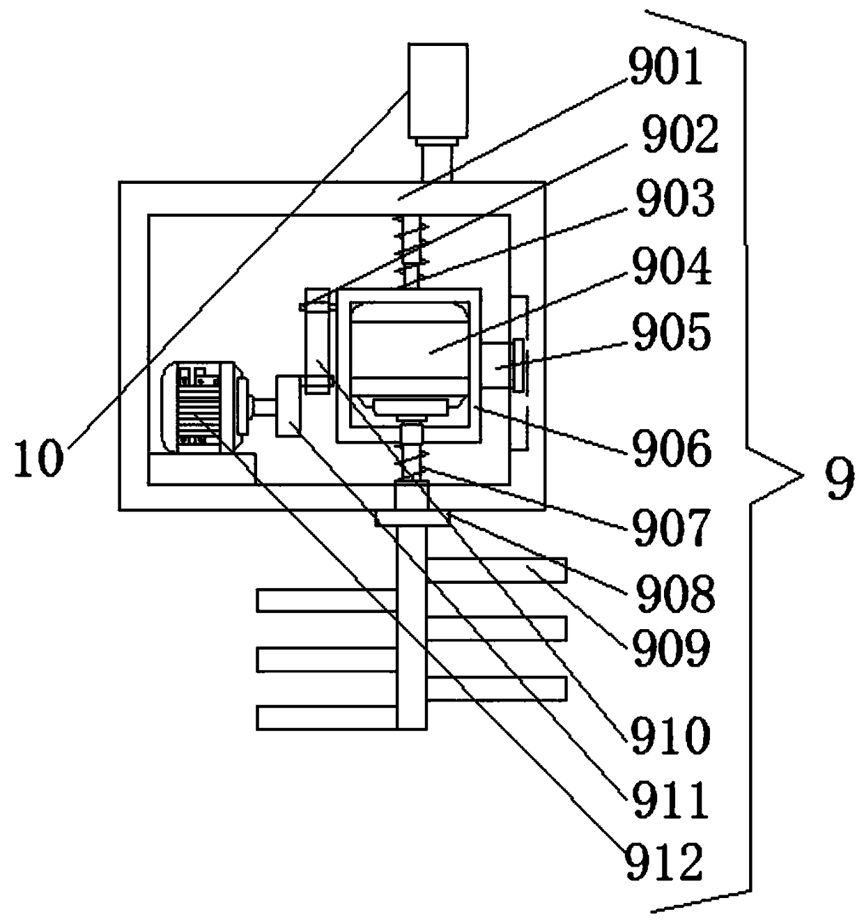 Desilting device used for hydraulic engineering