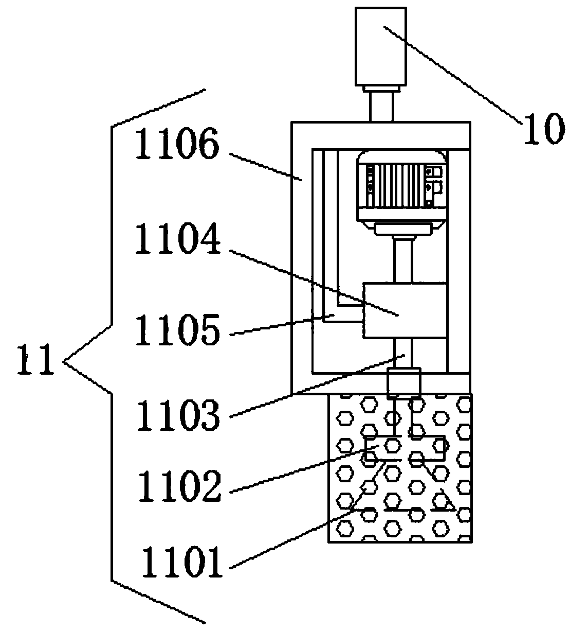 Desilting device used for hydraulic engineering