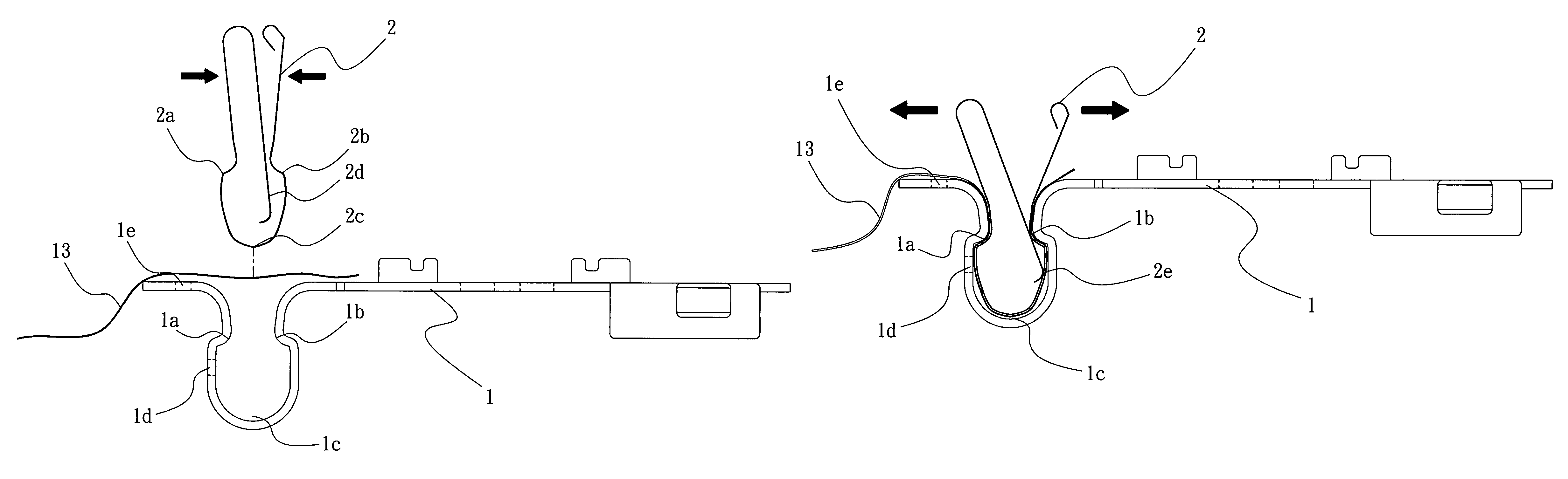 Plug-in wiring structure of optoelectronic device