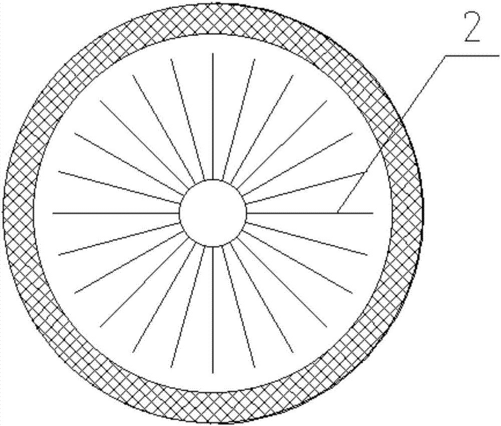 Cryogenic propellant storage tank for space