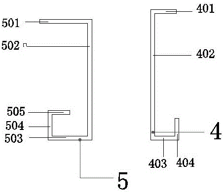 Closing edge capable of adjusting allowance of decoration panel and application thereof