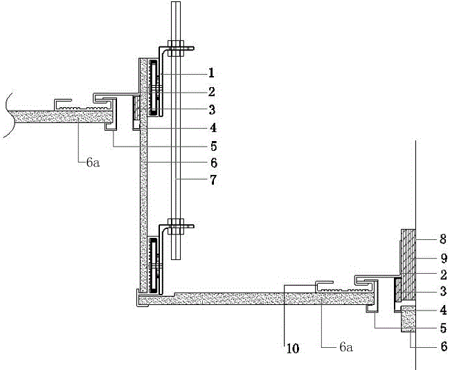 Closing edge capable of adjusting allowance of decoration panel and application thereof