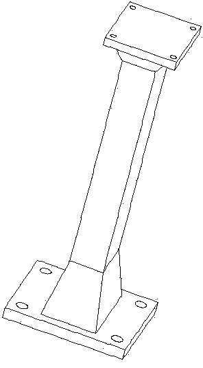 Large-sized workpiece overturning device