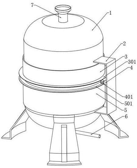 Polymerization kettle for PVC plastic anti-impact agent production