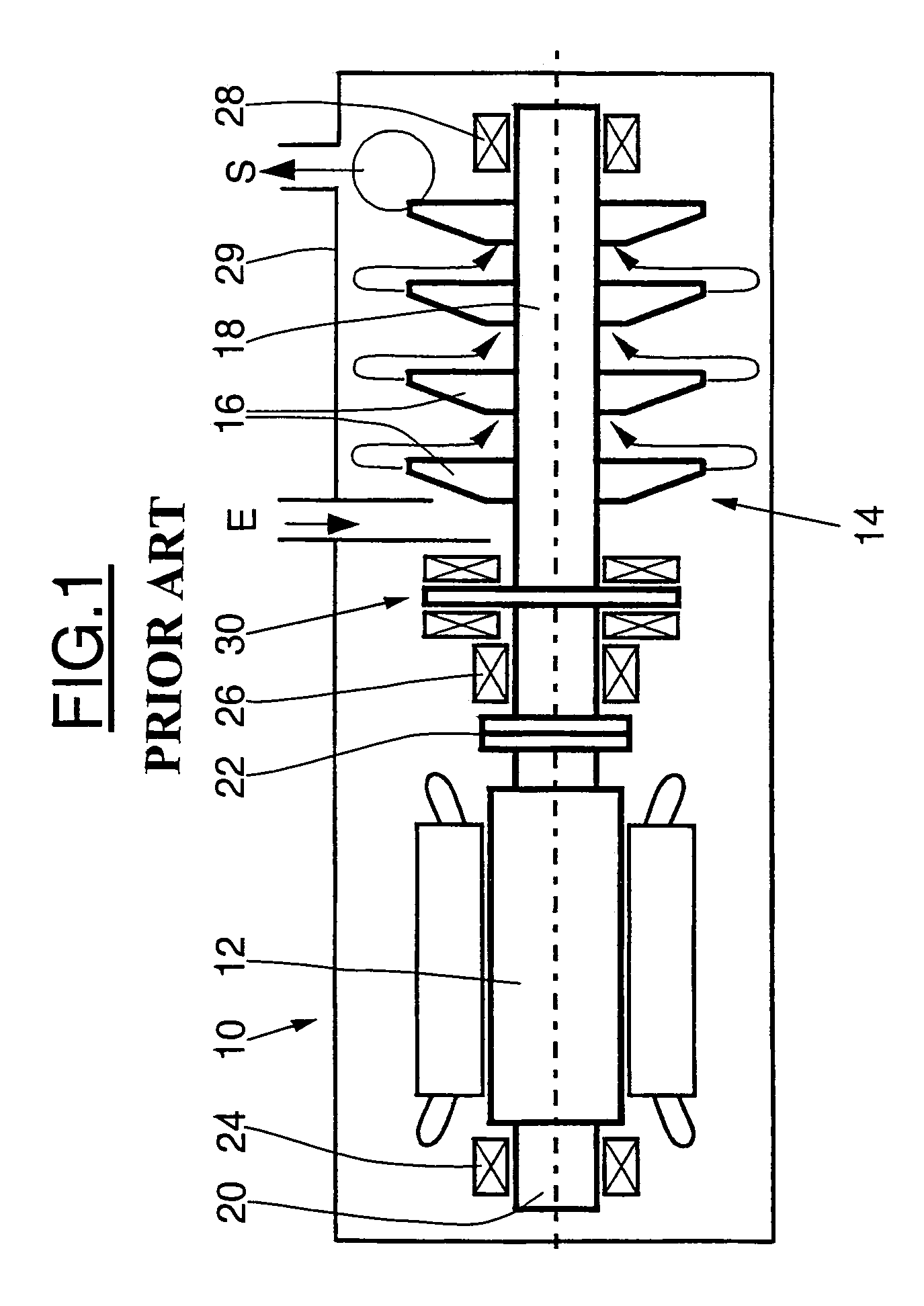 Centrifugal compressor having a flexible coupling