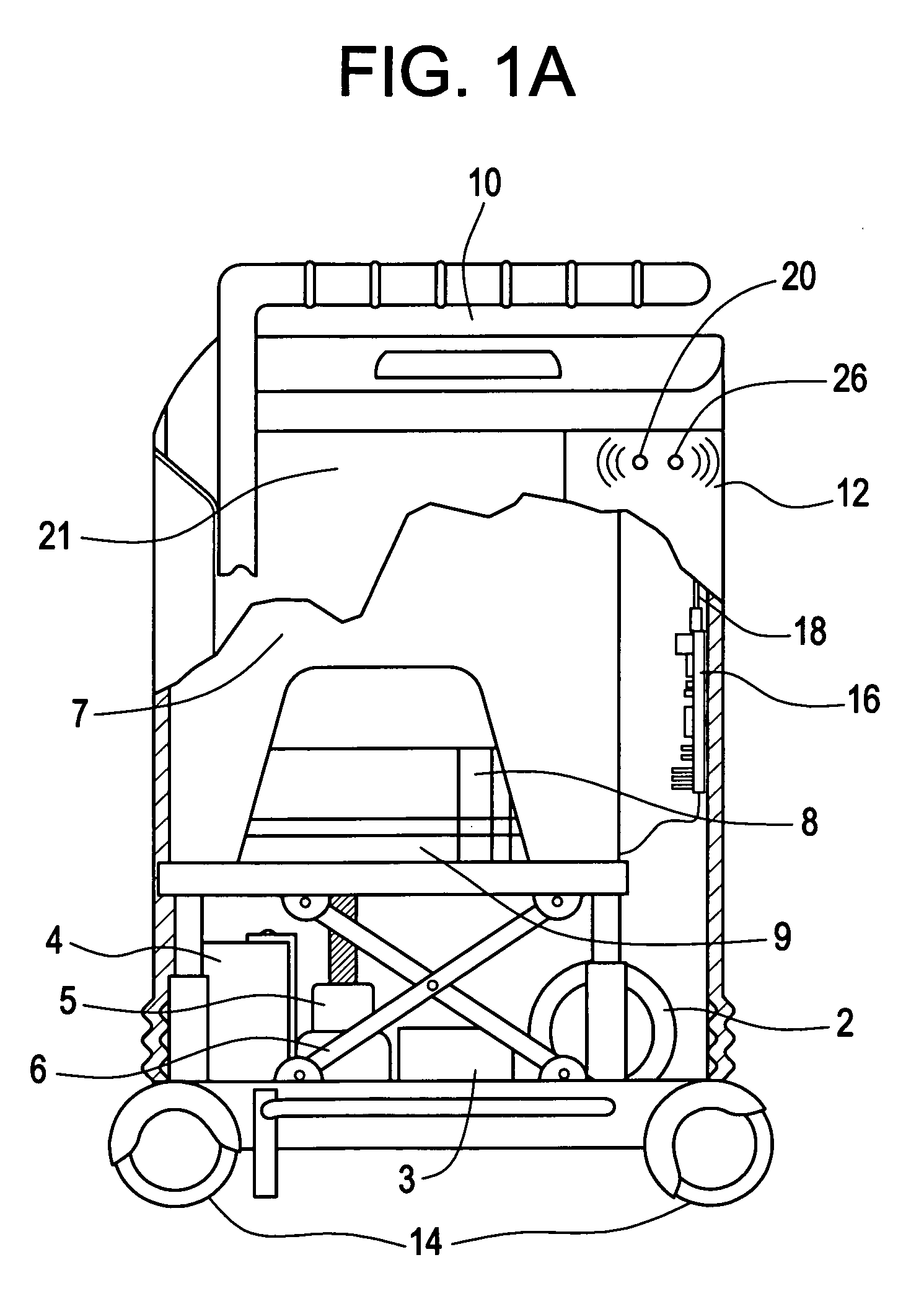 Mobile equipment for non-ambulatory people