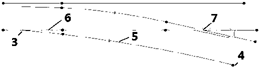 A turnout for increasing train lateral passing speed