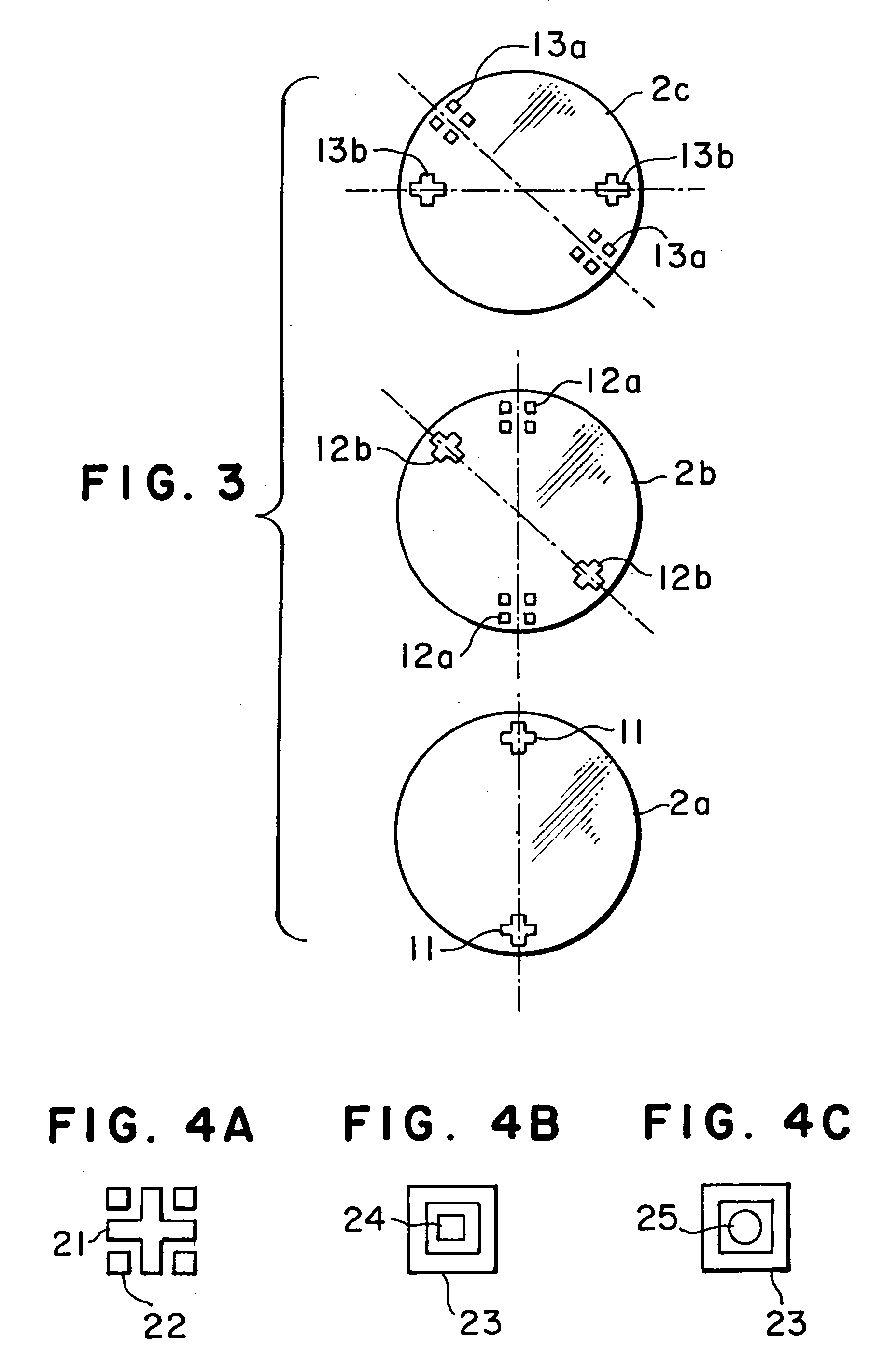 Stacked wafer aligment method