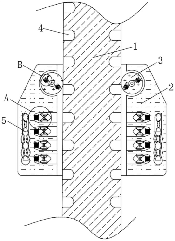 Artificial intelligence robot carrying overload protection device