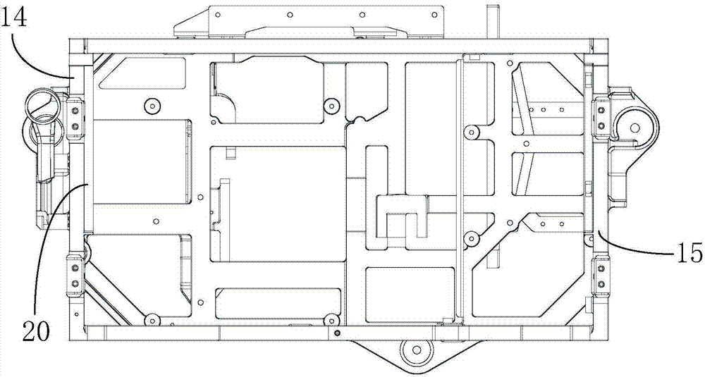 Automobile power assembly integrated frame