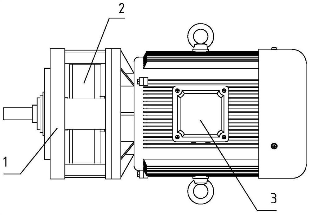 Dispersed-speed flexible motor