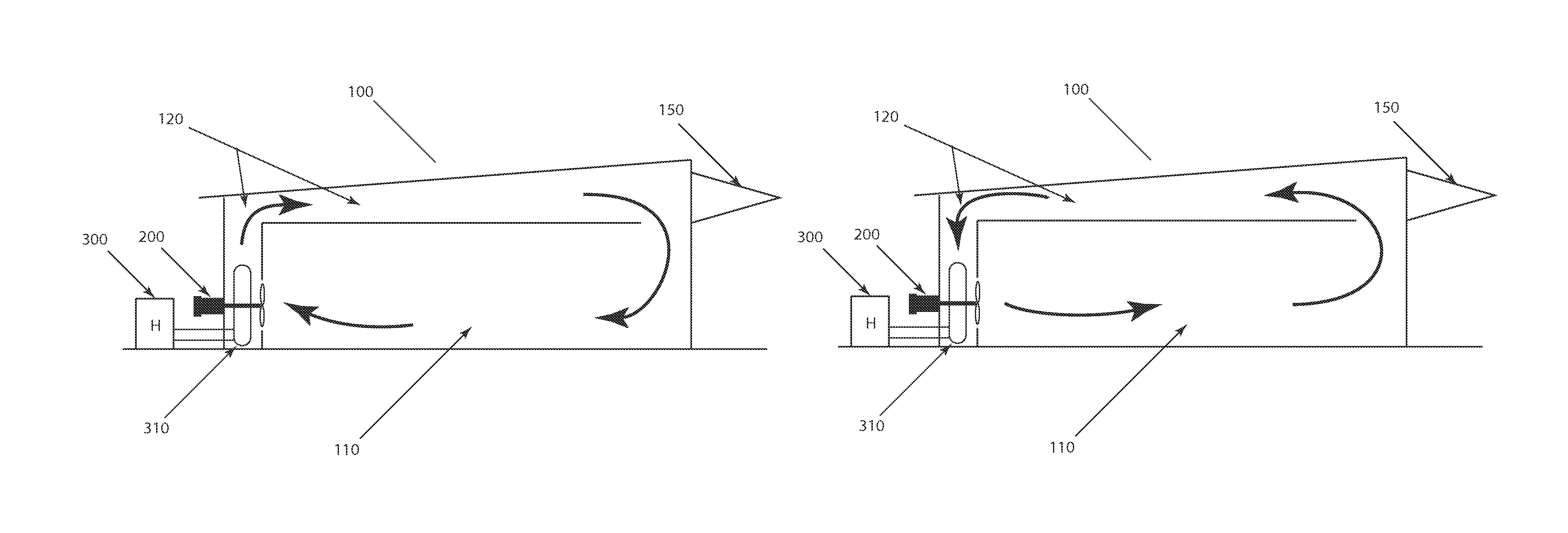 Modified heat chamber and method to improve heat cycle efficiency using airflow control