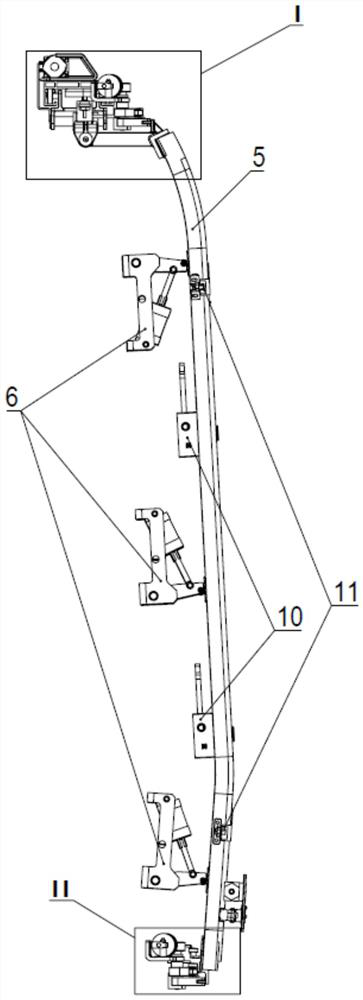 Built-in sliding plug door system of high-speed motor train unit