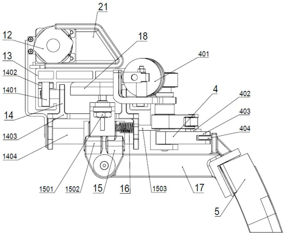 Built-in sliding plug door system of high-speed motor train unit