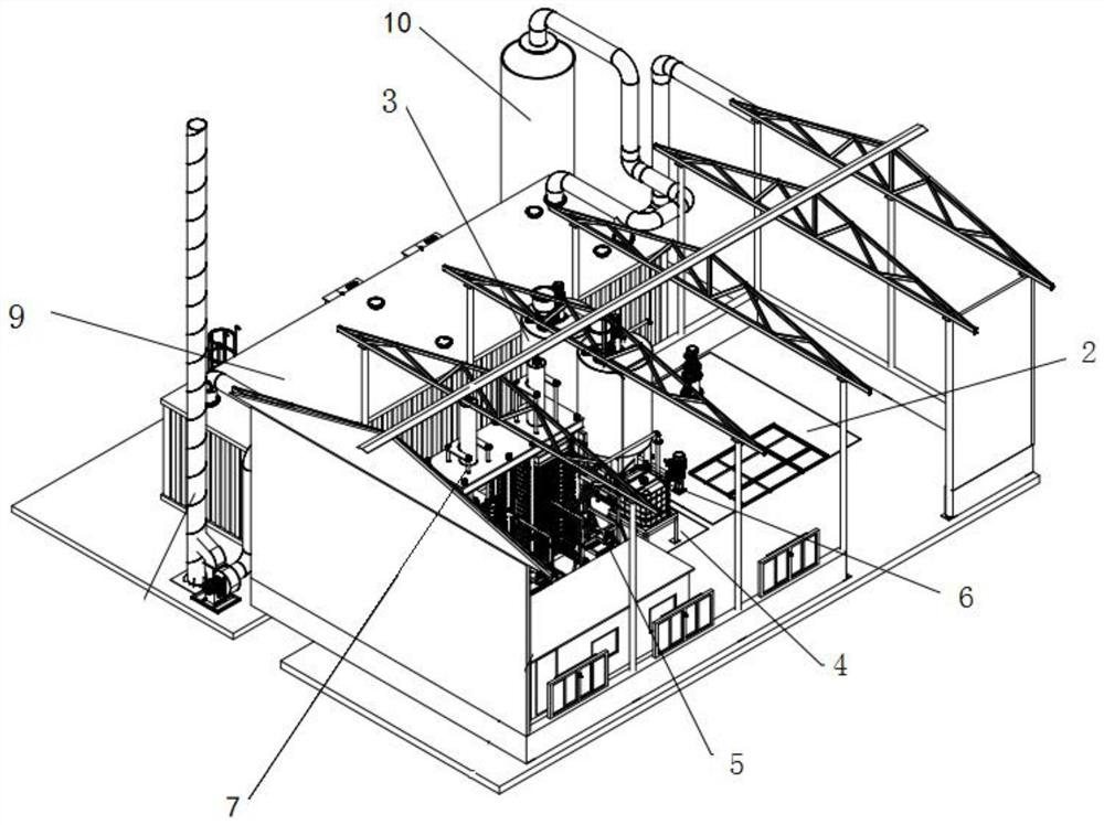 Full-automatic solid-liquid separation system suitable for sludge treatment