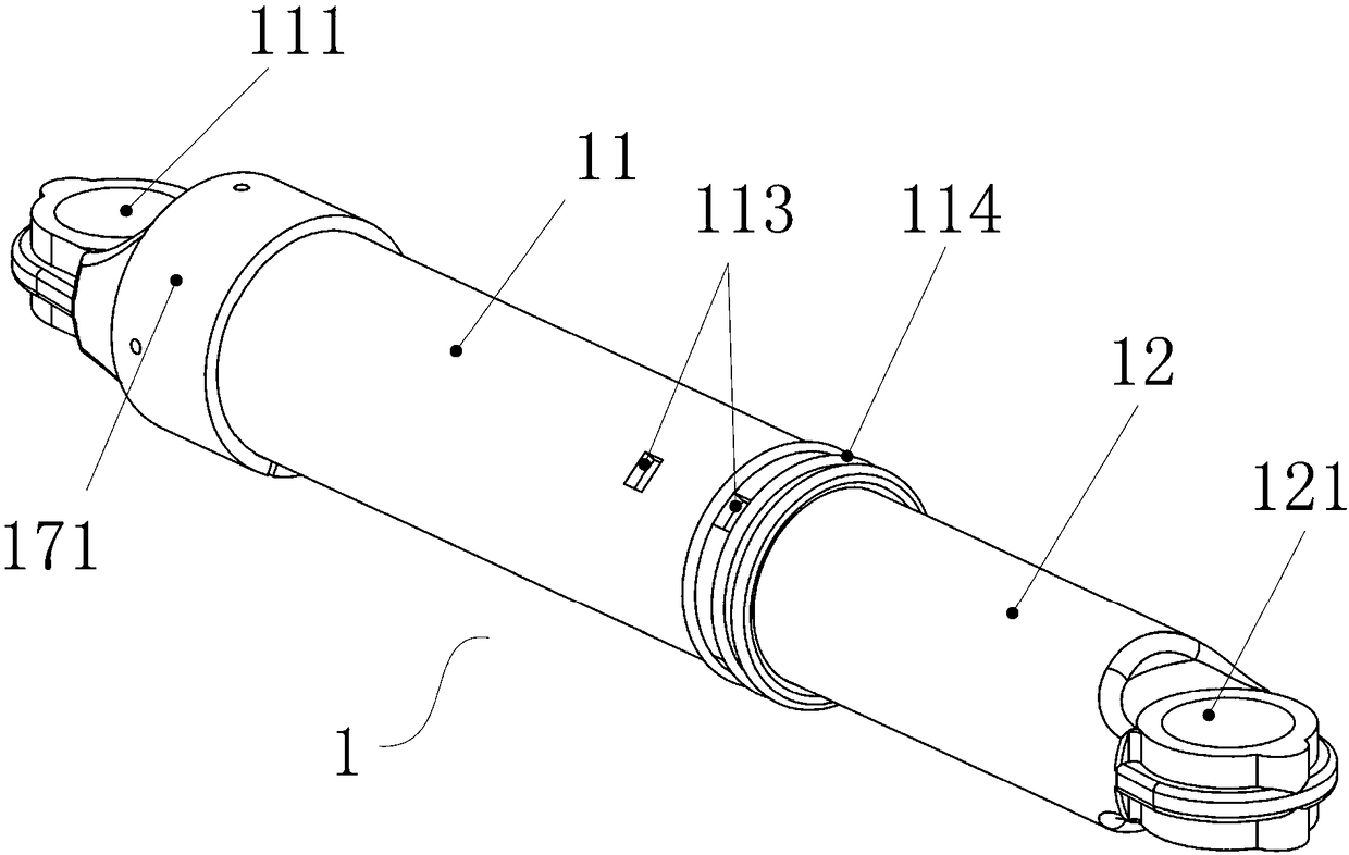 Shock absorber and laundry treatment apparatus including shock absorber