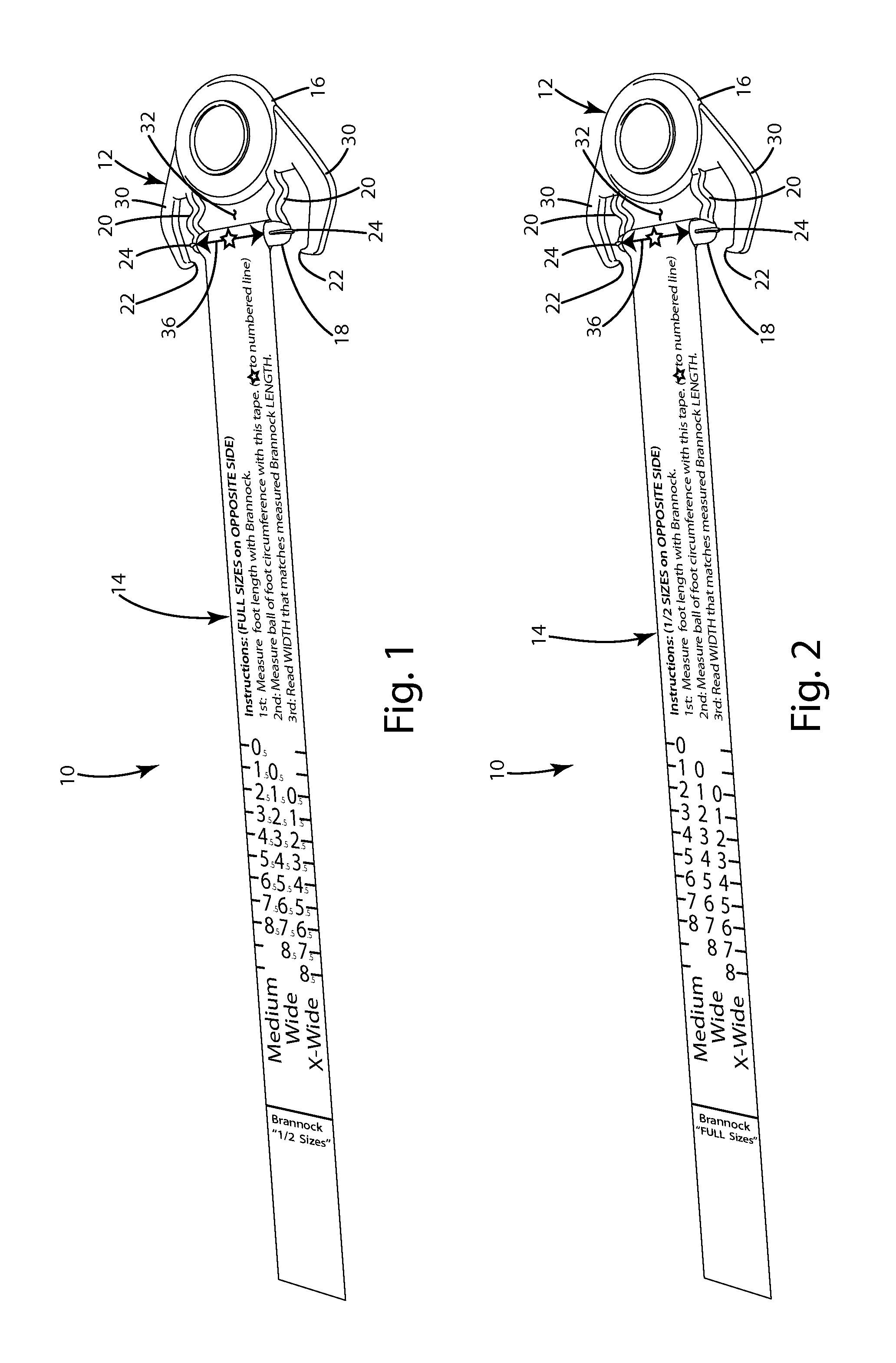 Anthropometric measuring device