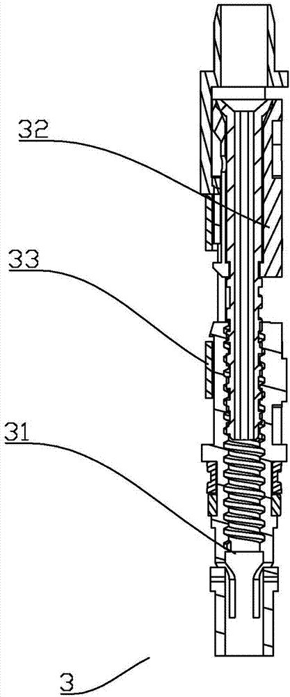 Trekking pole with length capable of being adjusted by single-hand pressing