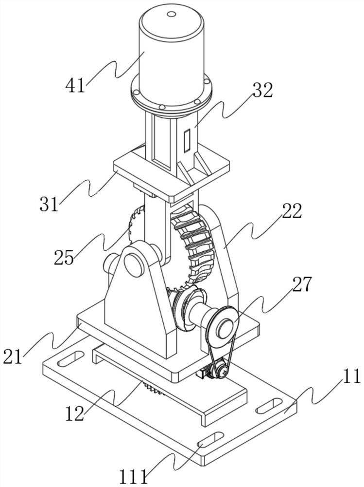 Signal indicating lamp with angle adjusting function for ship