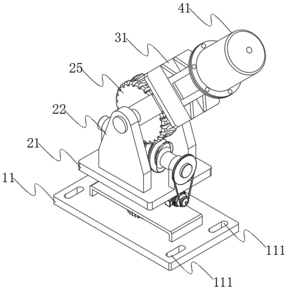 Signal indicating lamp with angle adjusting function for ship