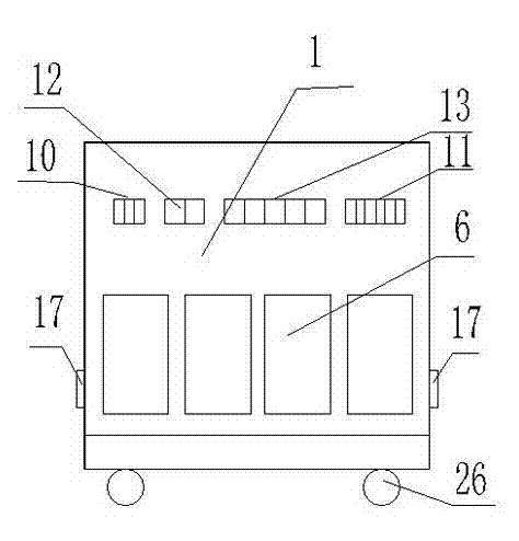 Mobile intelligent direct current power supply device