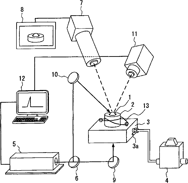 Optical element, titanium oxide glass used for the optical element, and light emitting method and light amplifying method using titanium oxide glass