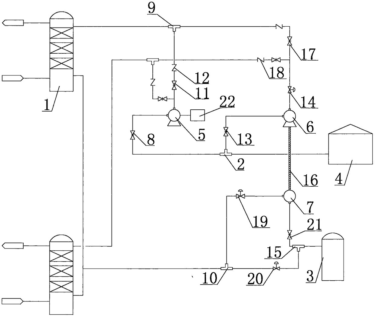 An energy-saving wet desulfurization device and process method