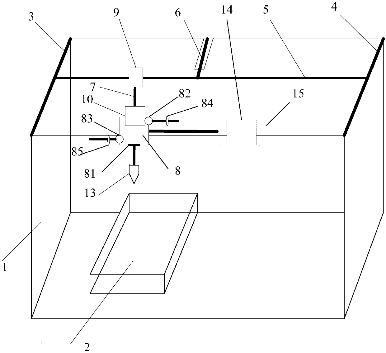 Three-dimensional printer with cleanable injecting head