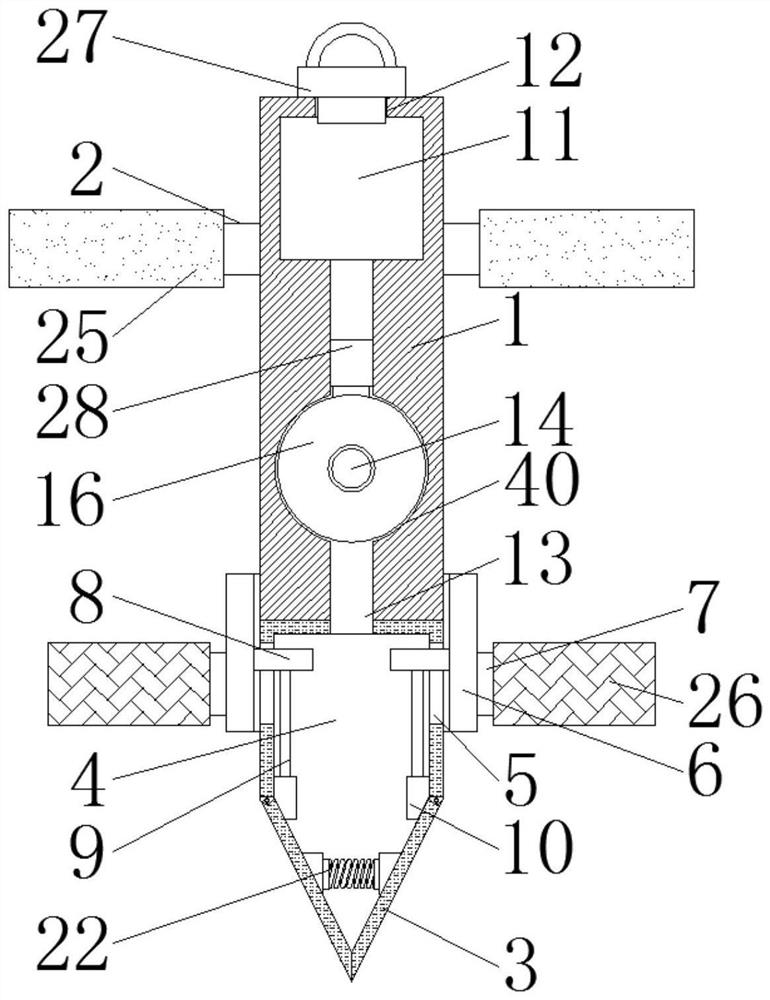 Agricultural seed crop cultivation device based on turntable measurement