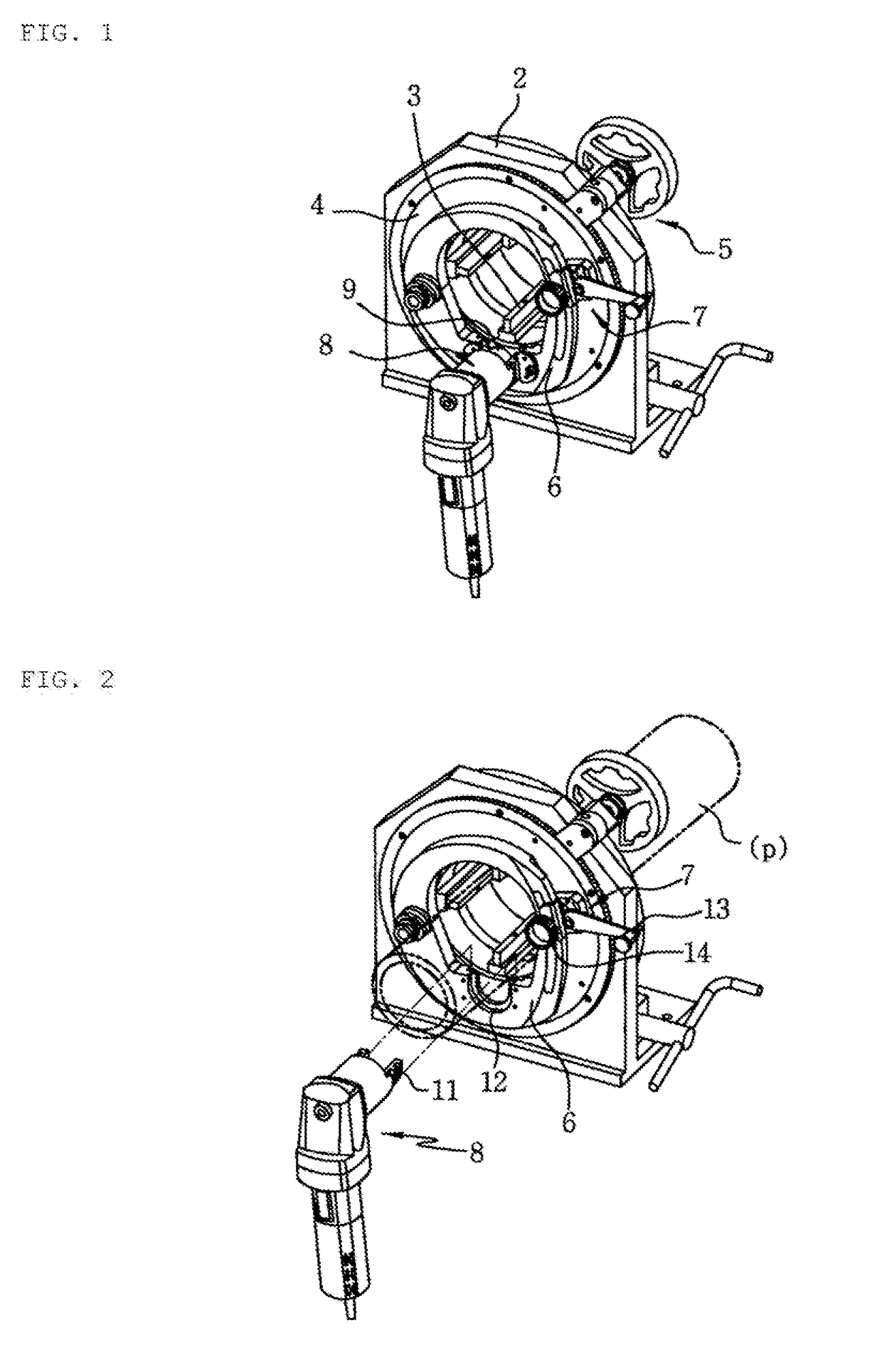 Pipe cutting and beveling machine