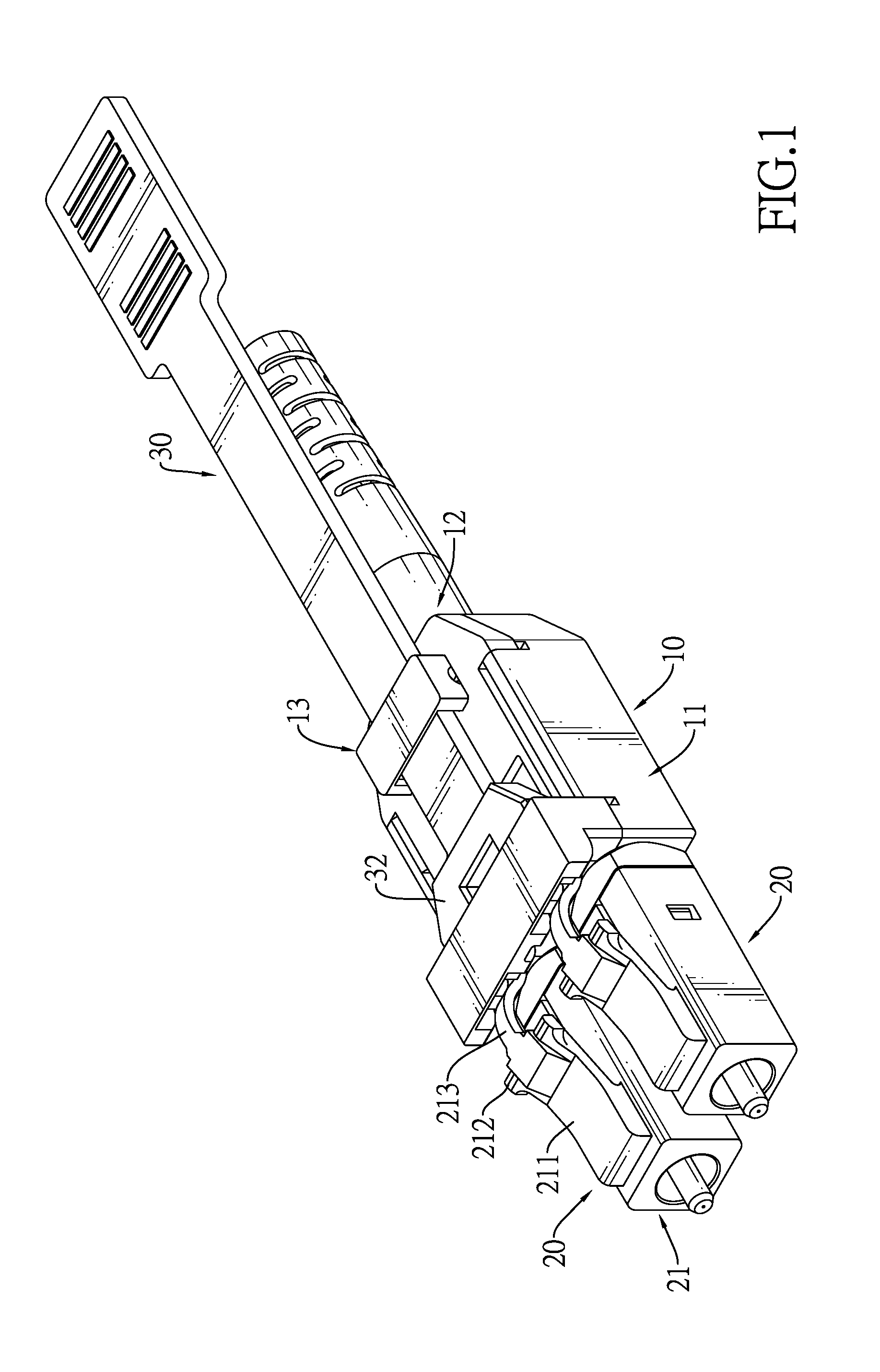 Quick unlocking optical fiber plug connector