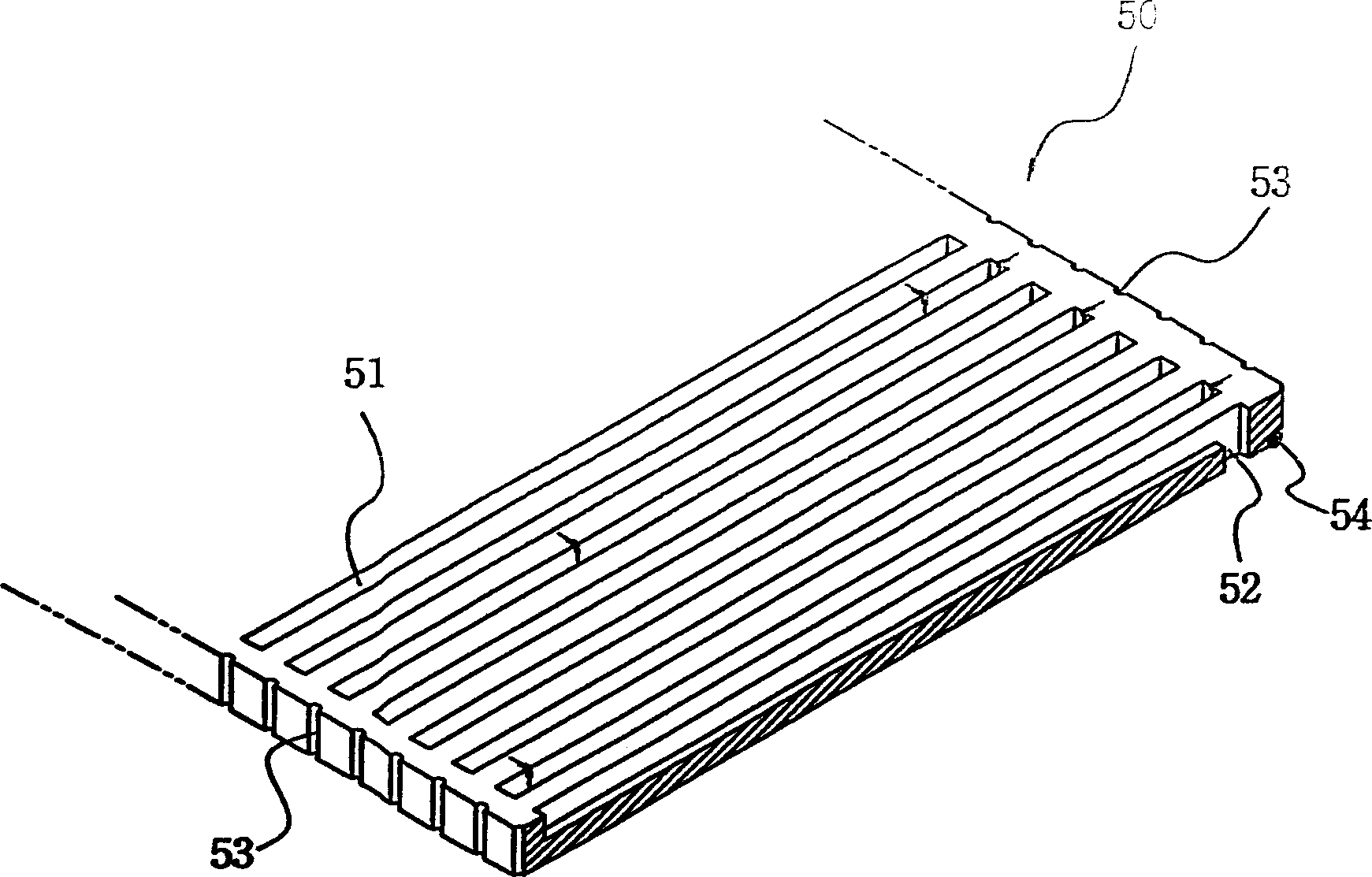 Probe card for LCD detection