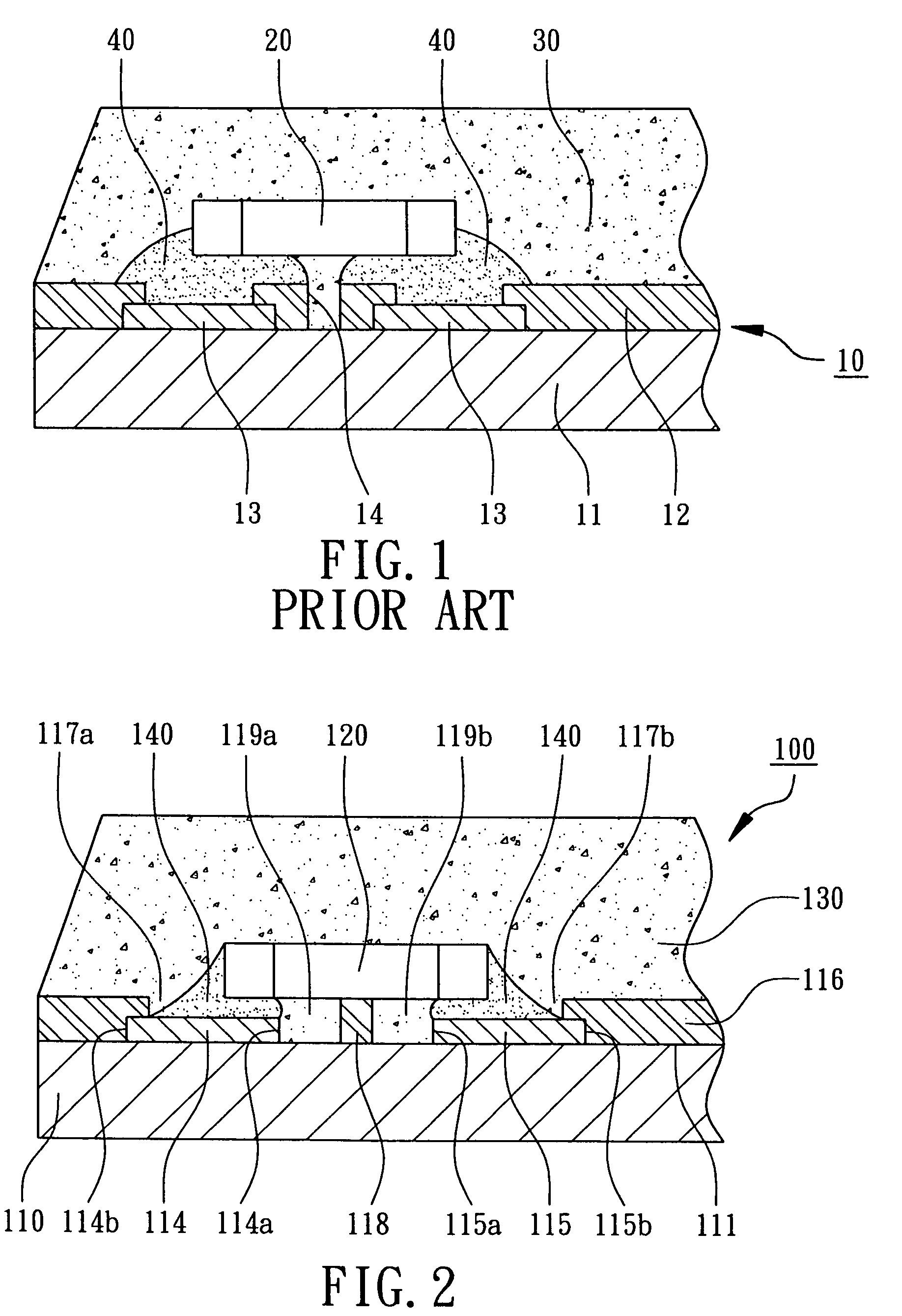 Semiconductor package with encapsulated passive component