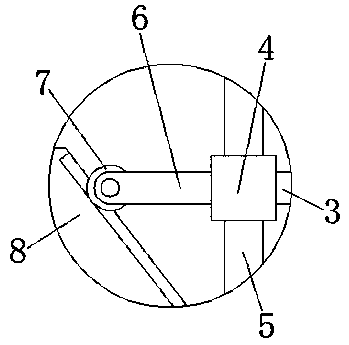 Working table for processing LED lamp