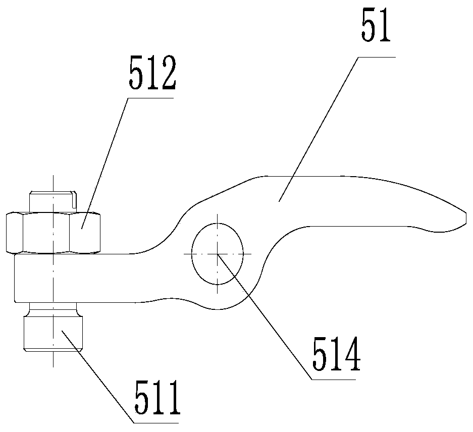 Engine valve mechanism and horizontally opposed double-cylinder engine