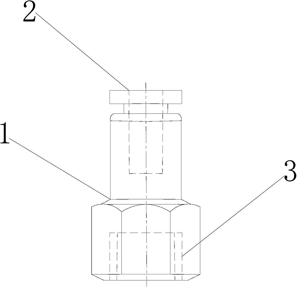 Internal-thread pneumatic quick coupling